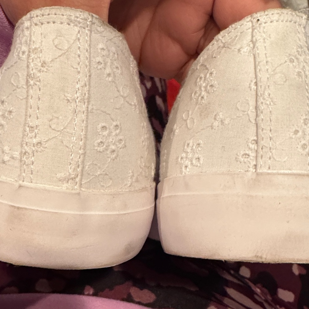Torrid Women's White Eyelet Sneakers - Picture 5 of 5